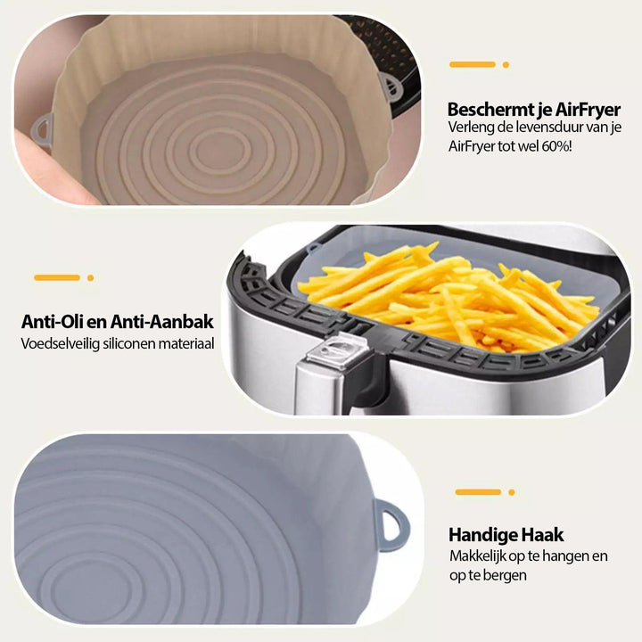 Siliconen AirFryer Mandje - Consumerce