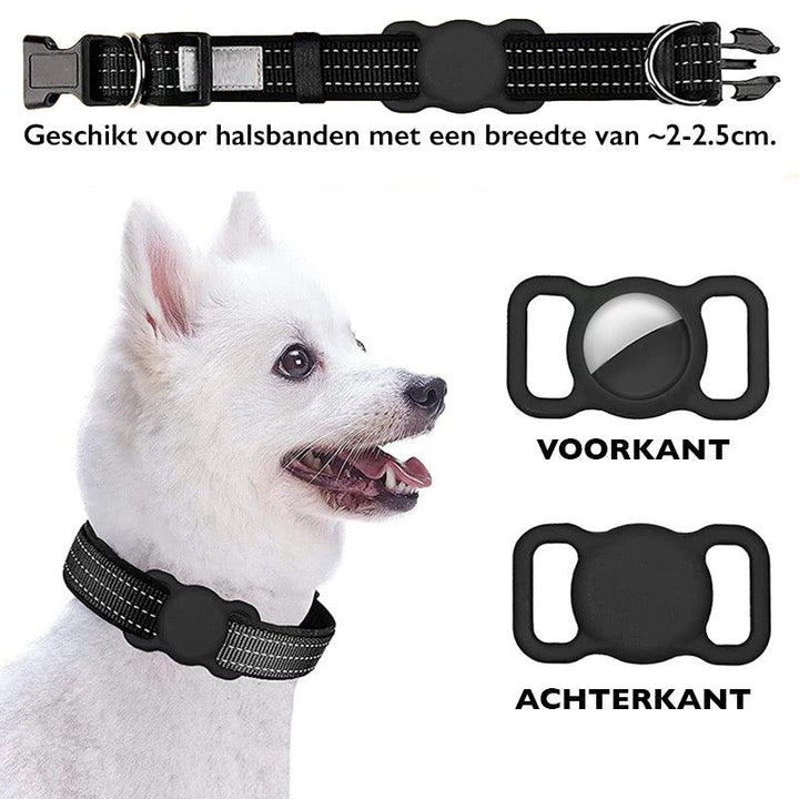 Silliconen AirTag Houder voor Dierenhalsband en Koffer - Consumerce