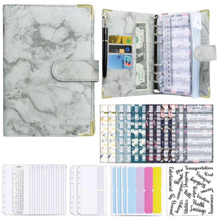 Budget Planner met Geldmapjes Marble Look - Consumerce