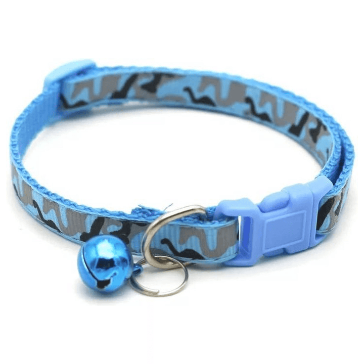 Dierenhalsband met Camouflage Print en Belletje - Consumerce