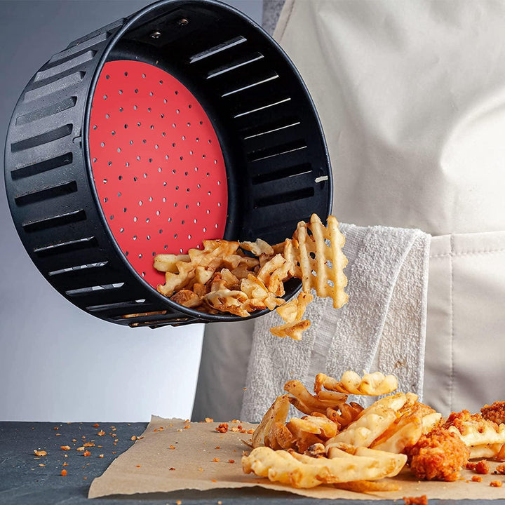 Siliconen AirFryer Bakmat Rond - Consumerce