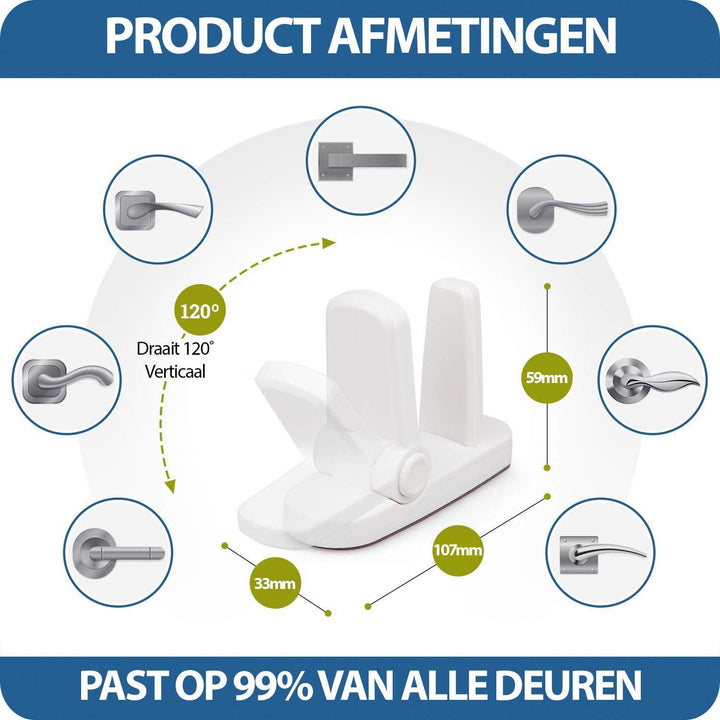 Deurklink Vergendeling voor Kinderen - Consumerce