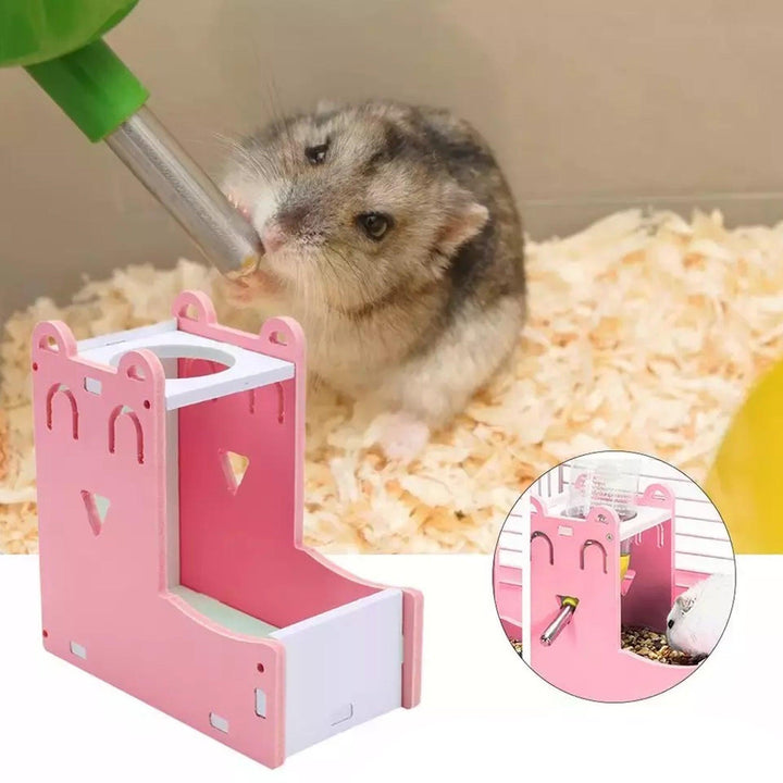 2-in-1 Drink- en Voederbak voor Hamsters - Consumerce