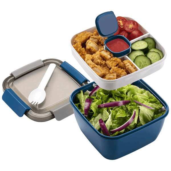 Luxe Meerlaagse Lunchbox met Vakjes - Consumerce