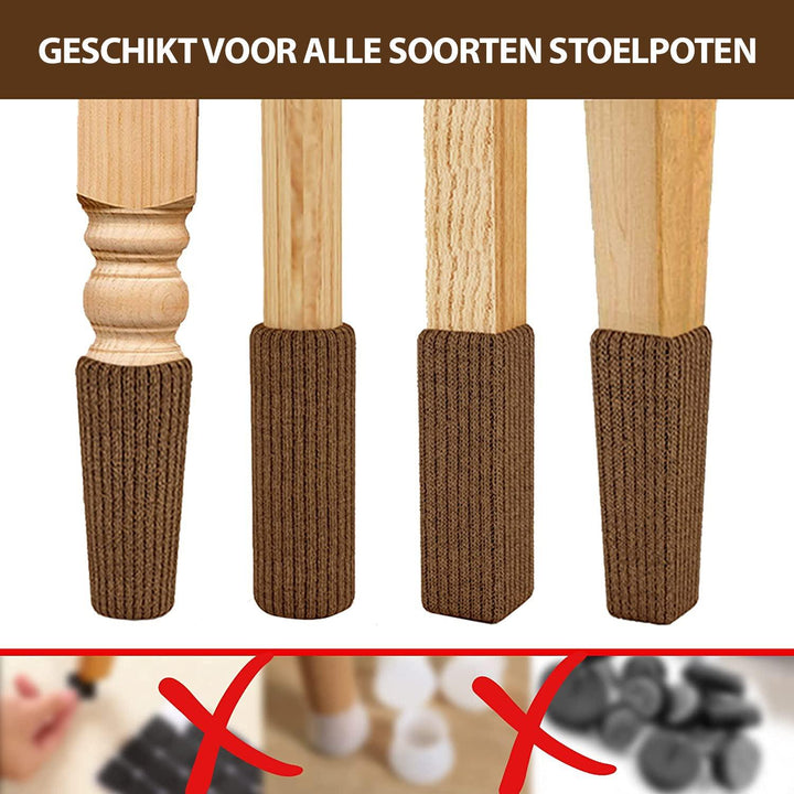 Set van 24 Stoelsokken - Consumerce