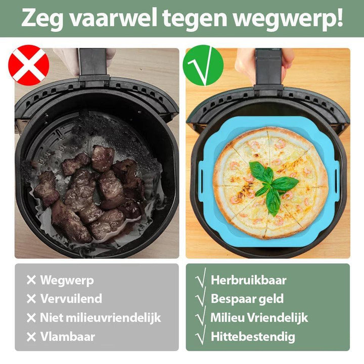 Siliconen AirFryer Mand XL - Consumerce